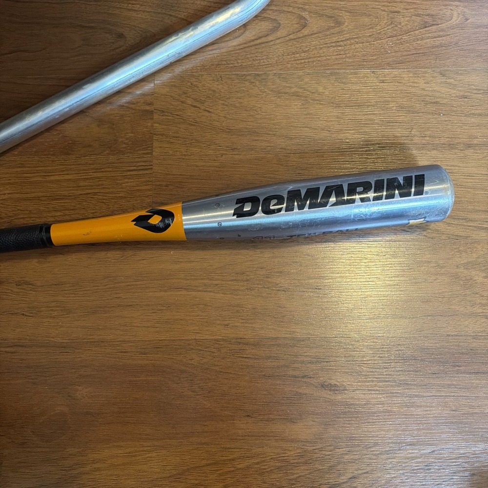 Demarini Vexxum 25" 14-15 OZ  -11 Tee Ball Baseball Bat Orange Silver Aluminum